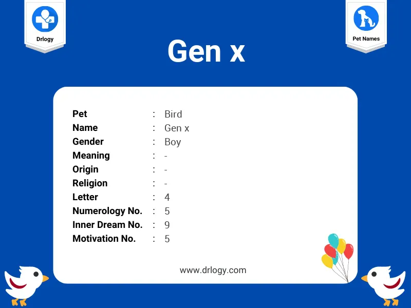 Gen X Name Meaning